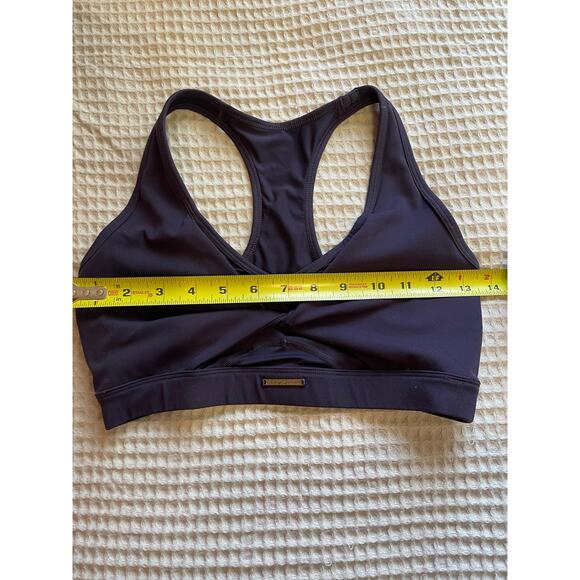 Gymshark Whitney Simmons Colab Twist Front Racerback Deep Purple Sports Bra Sm - Picture 8 of 8
